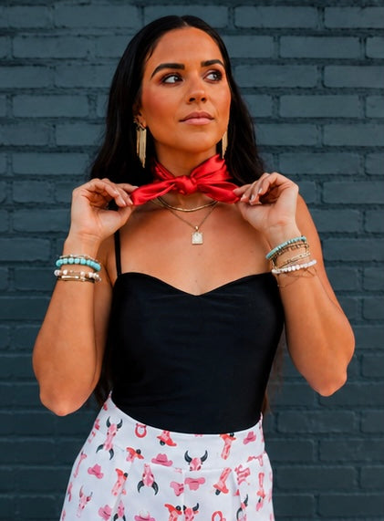 Red for Ruby Buckaroo Scarf
