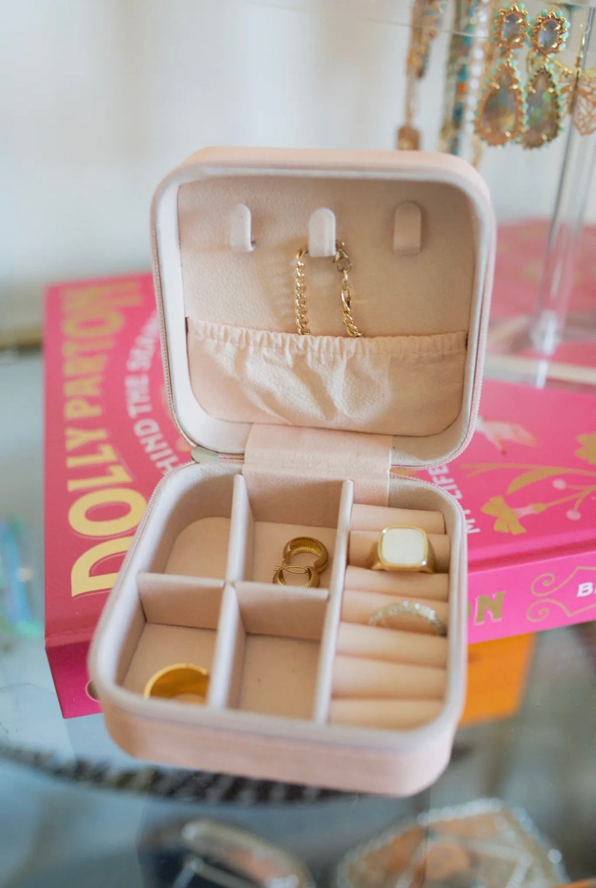 Coastal Cowgirl Square Jewelry Case