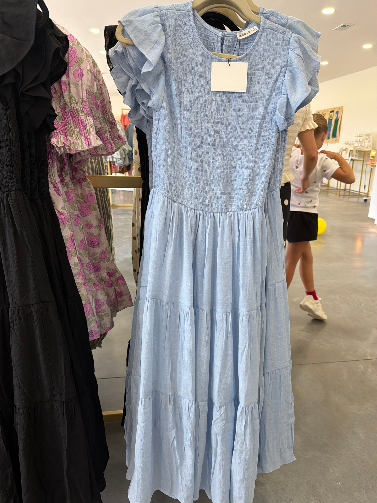 Solid Tired Dress