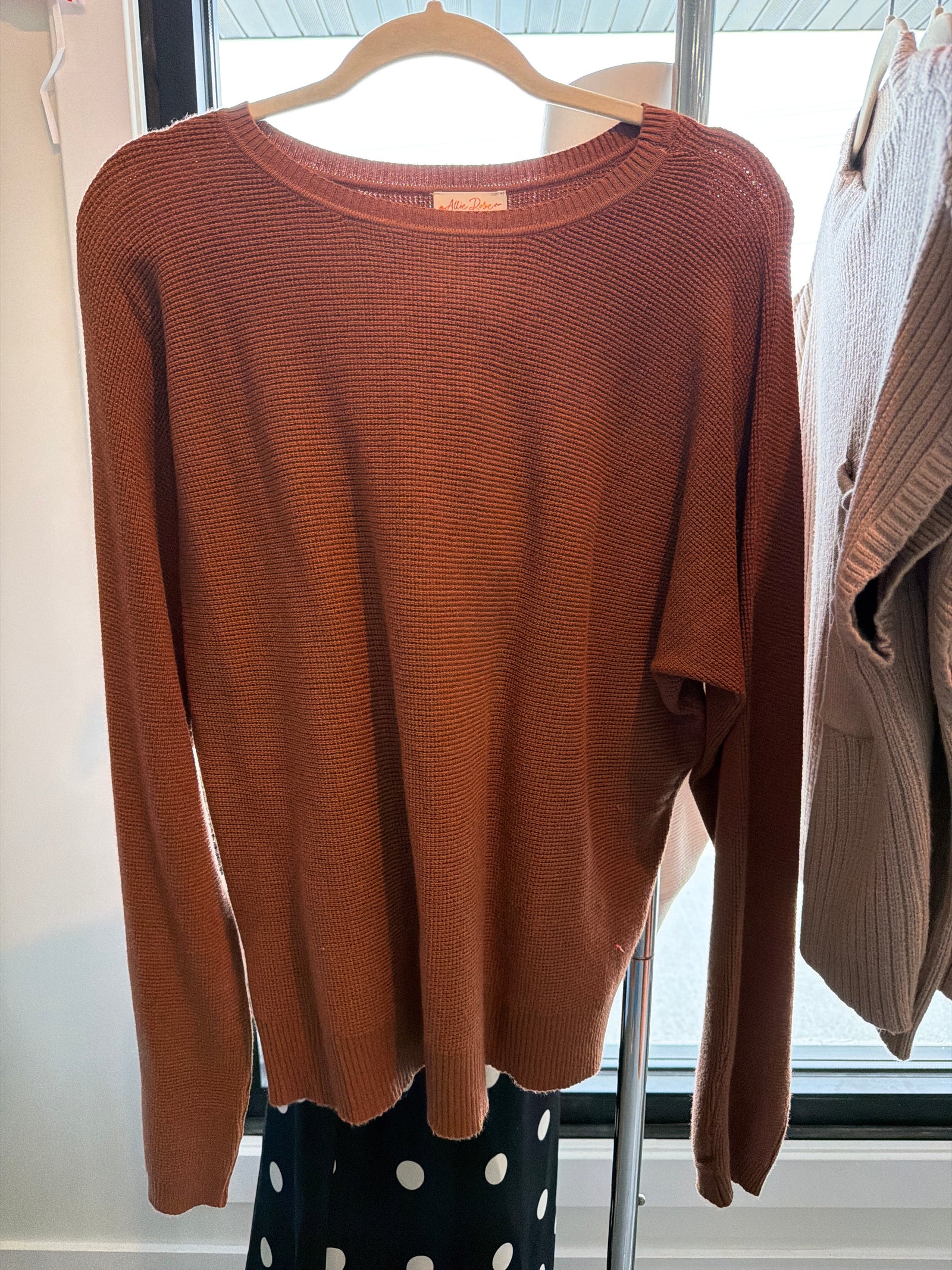Brown Knitted Sweater