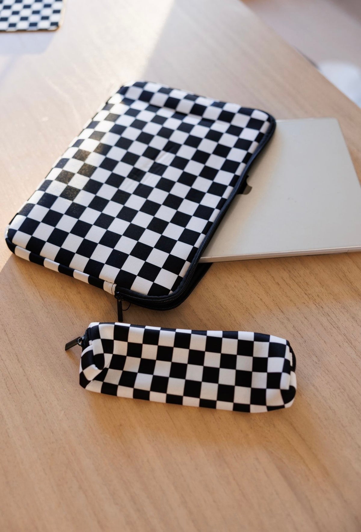Checkerboard Pencil Pouch