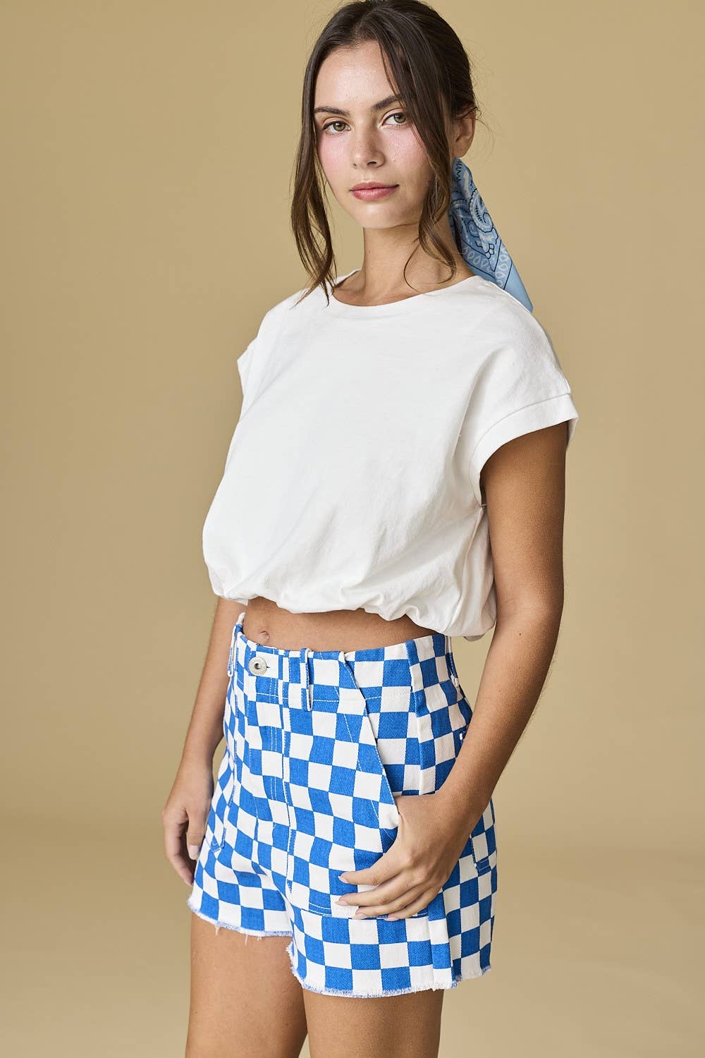 Emma Loose Fit Bubble Hem Top