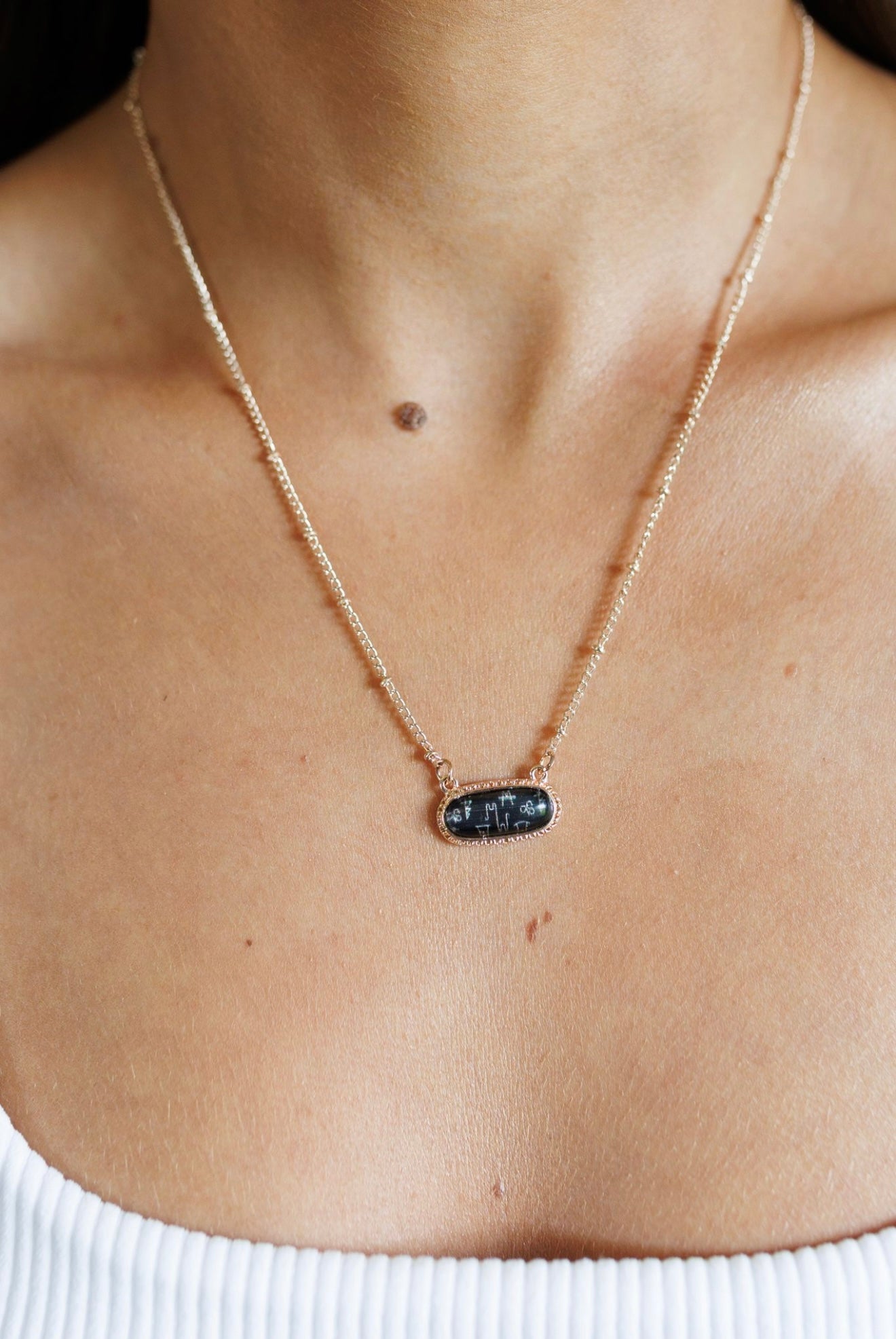 Black Brand Necklace