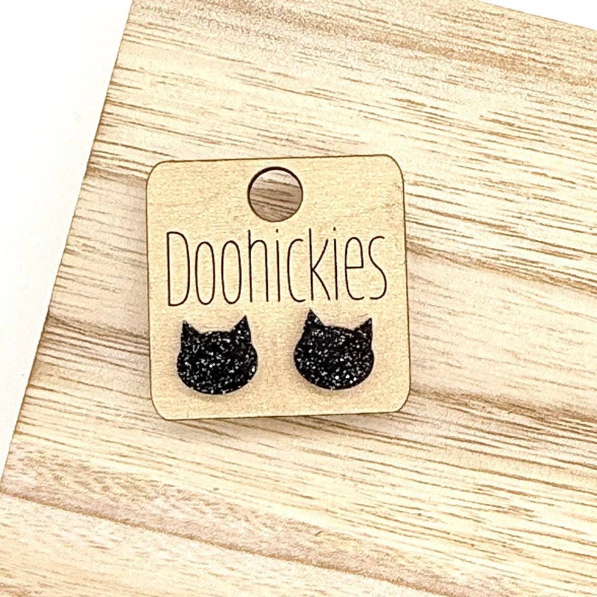 Spooky Studs - Acrylic Halloween Earrings: Ghosts