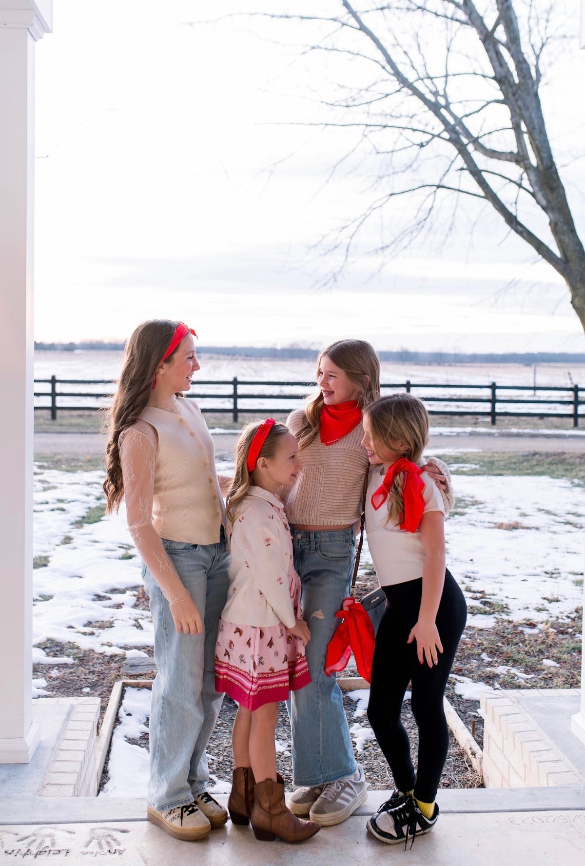 Red for Ruby Buckaroo Scarf