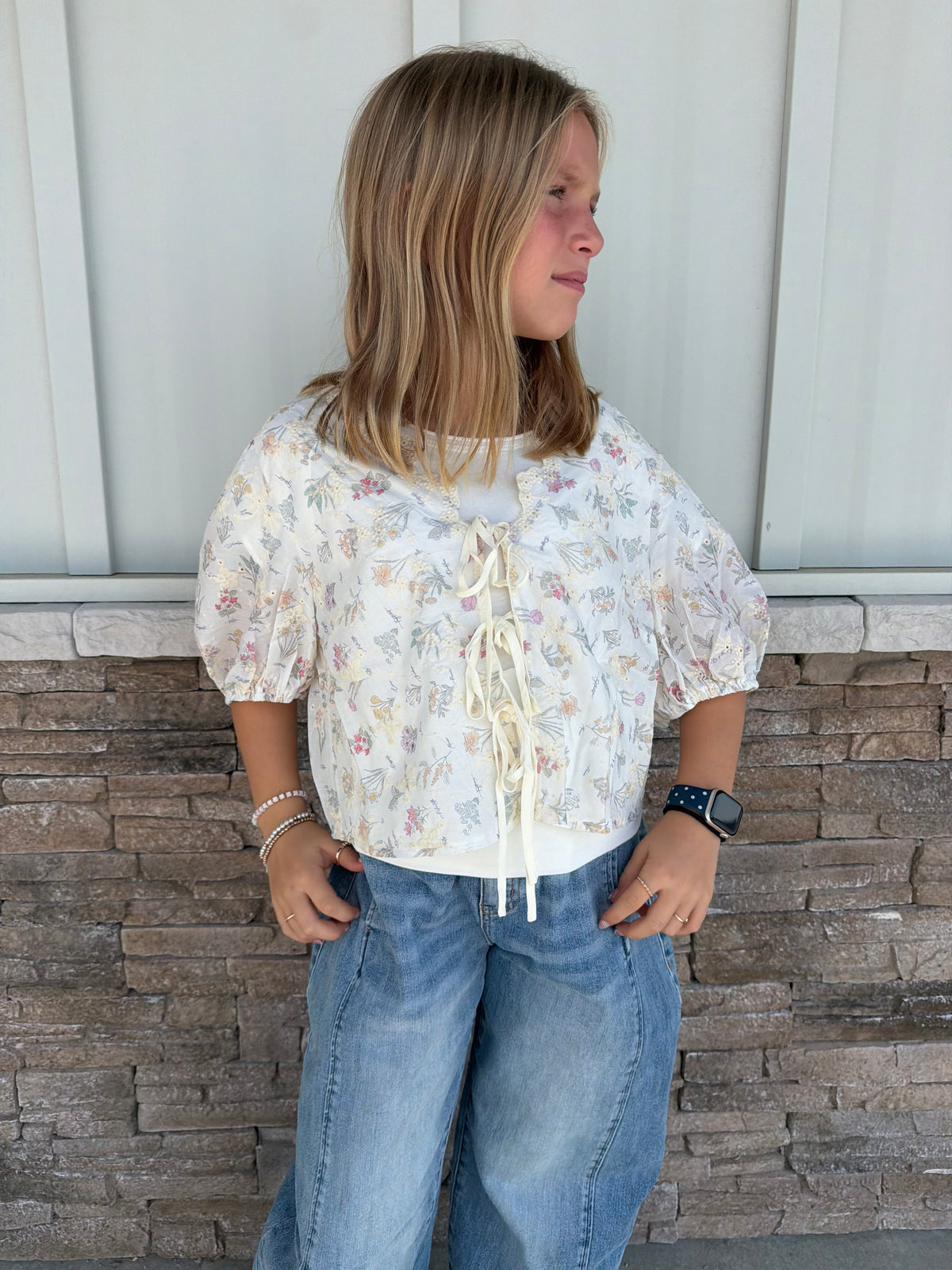 Lace Floral Blouse
