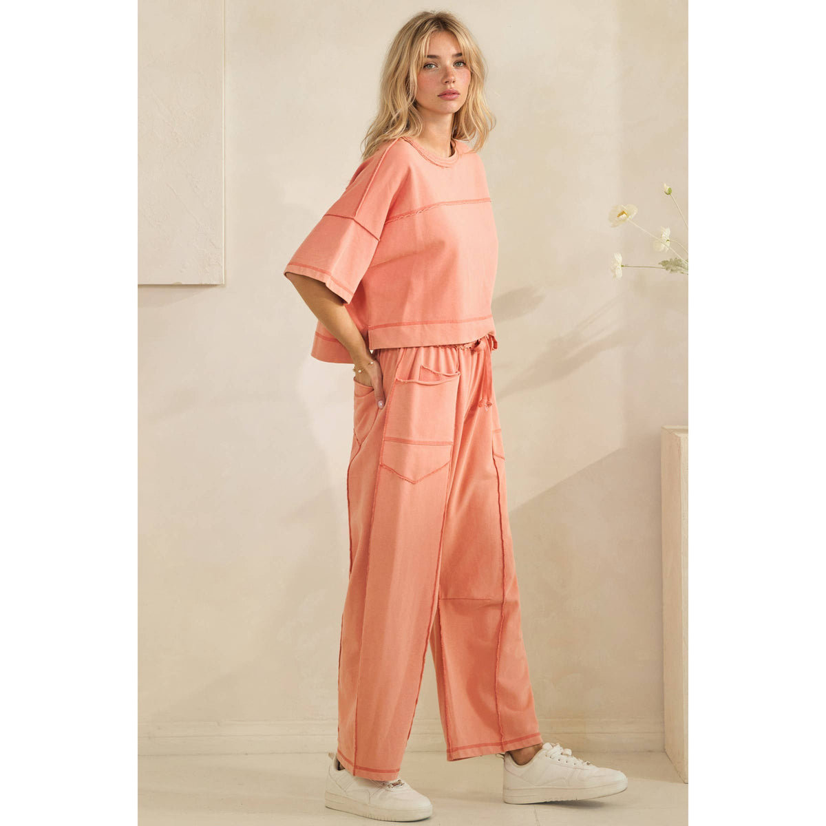 Coral Easy Lounge Bottoms