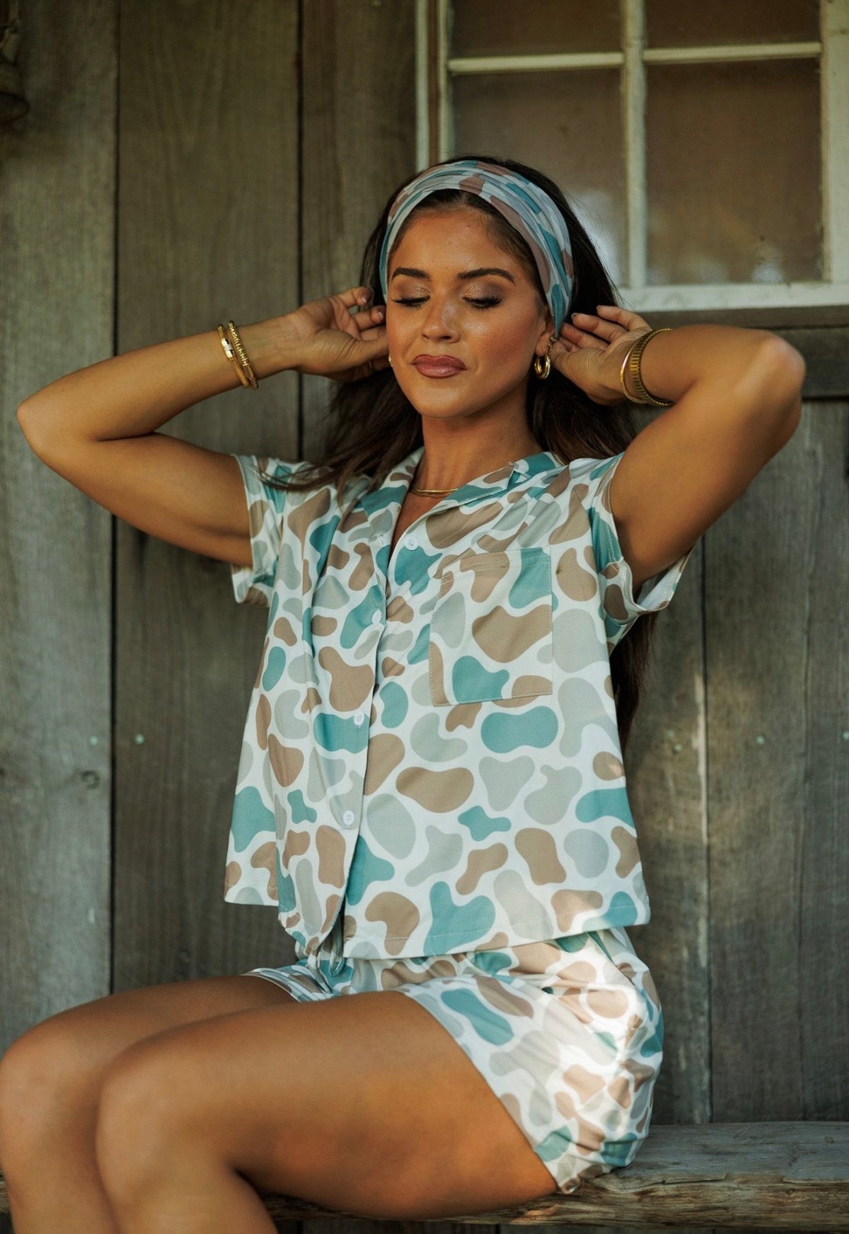 Camo Stretchy Headwrap