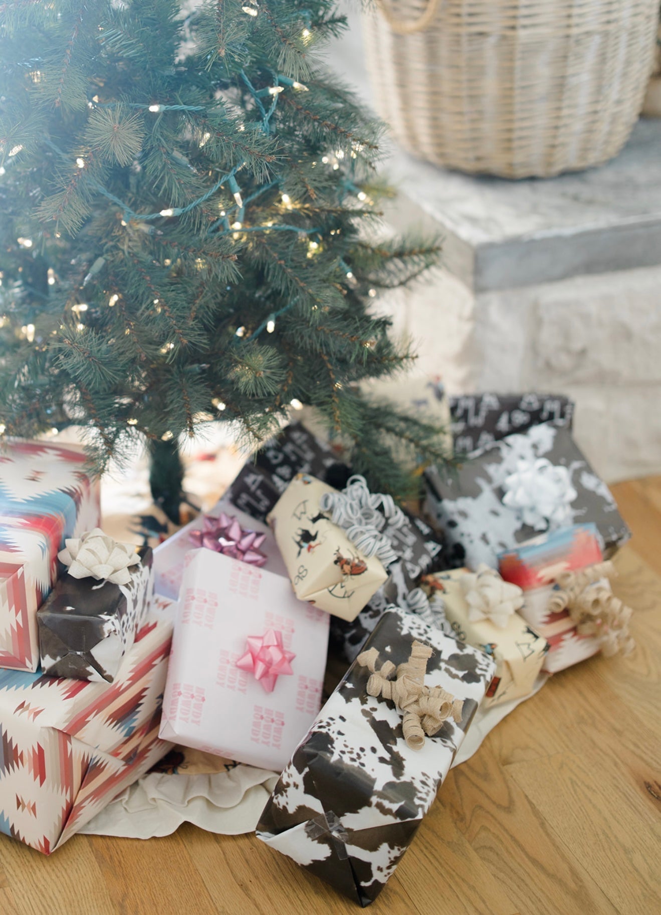 Brown Cowhide Wrapping Paper