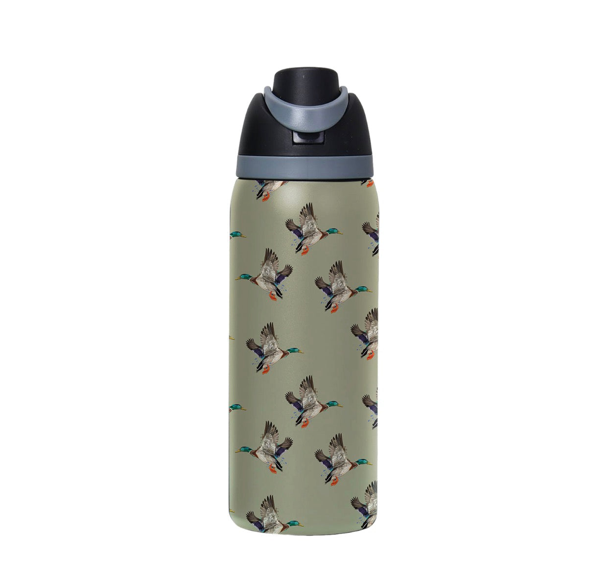 Green Duck Stainless Steel Water Bottle