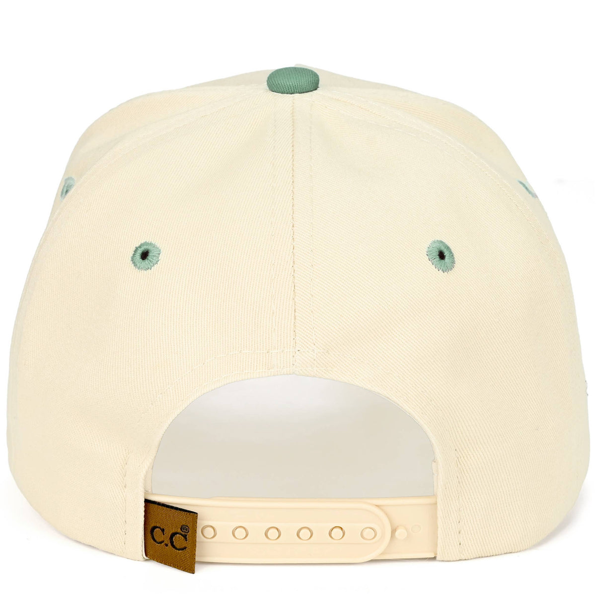 C.C MAMA Letter embroidered Snapback Trucker Hat: Navy