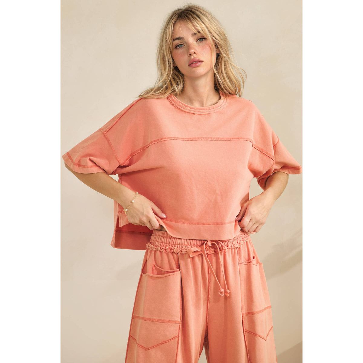 Coral Easy Lounge Bottoms