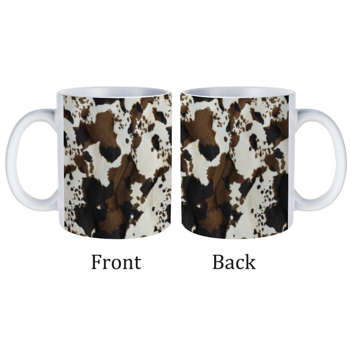 Brown Cowhide Mug
