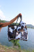 Beach Hand Bag in Brown Cowhide