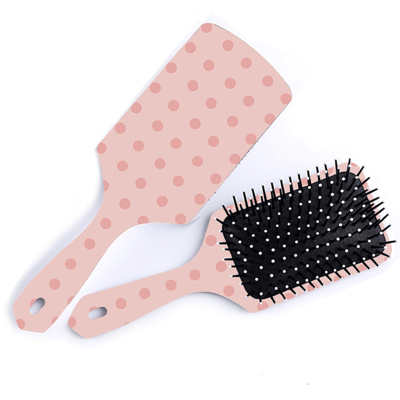 Pink Polka Dot Hairbrush