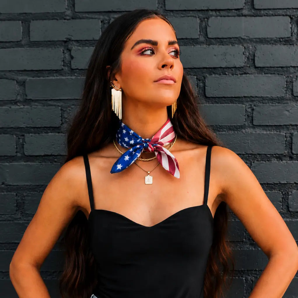 Red, White, &amp; Blue Buckaroo Scarf