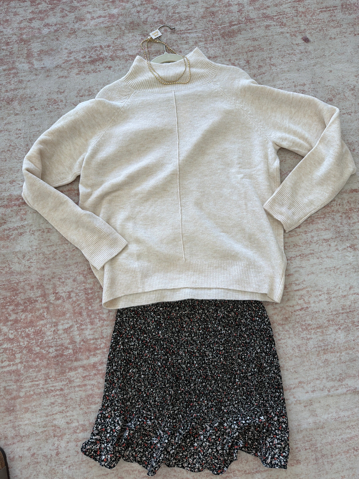 Cream Knitted Sweater