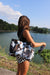 Beach Hand Bag in Brown Cowhide