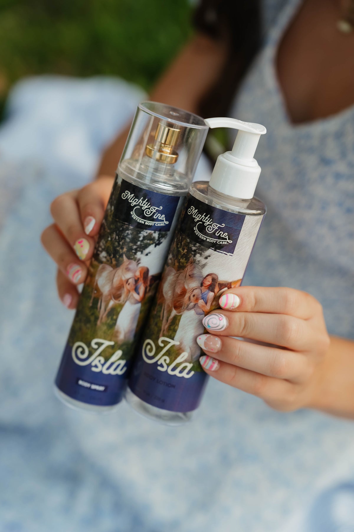 Isla - Saddle &amp; Sand | 8 oz Mighty Fine Body Spray