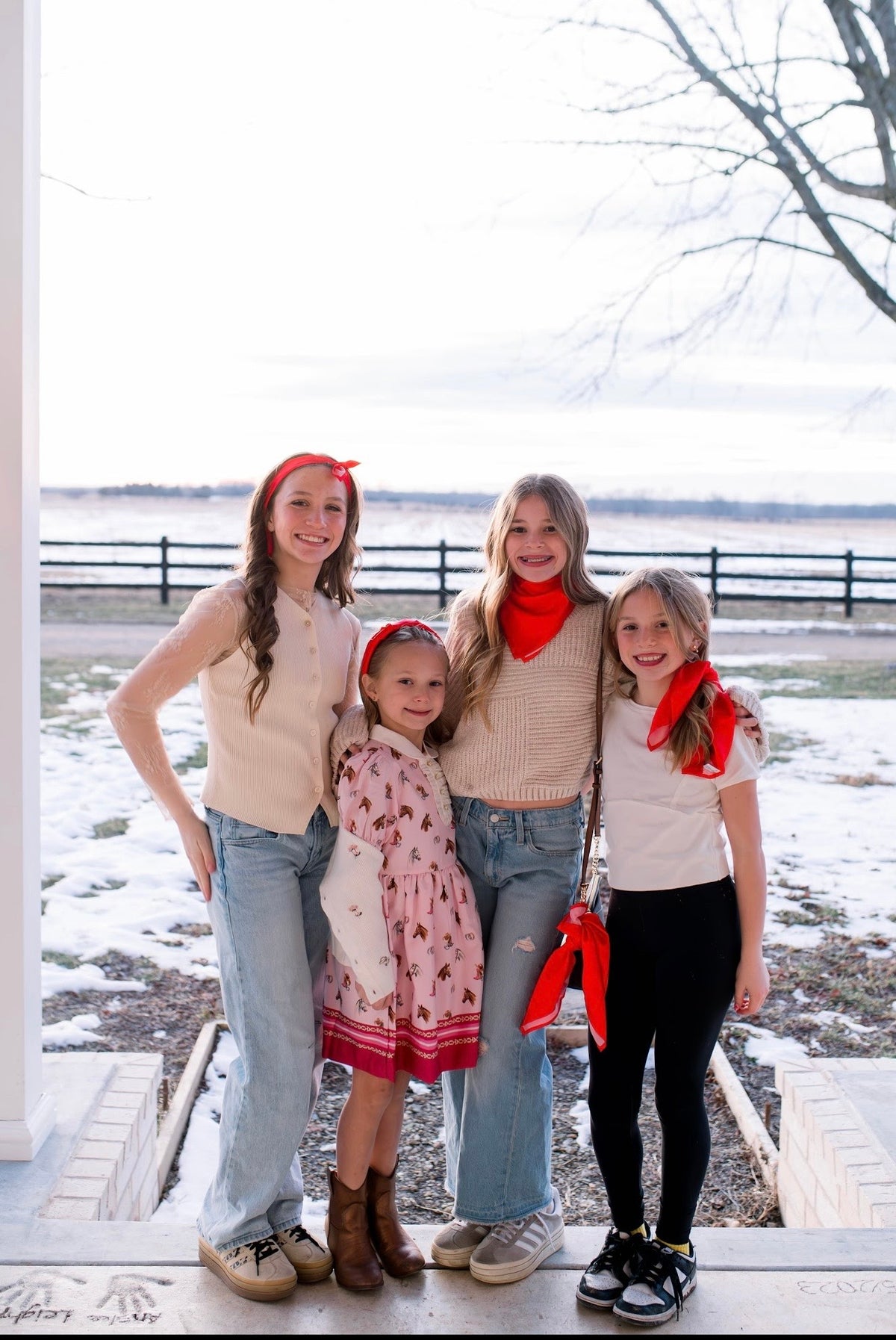 Red for Ruby Buckaroo Scarf