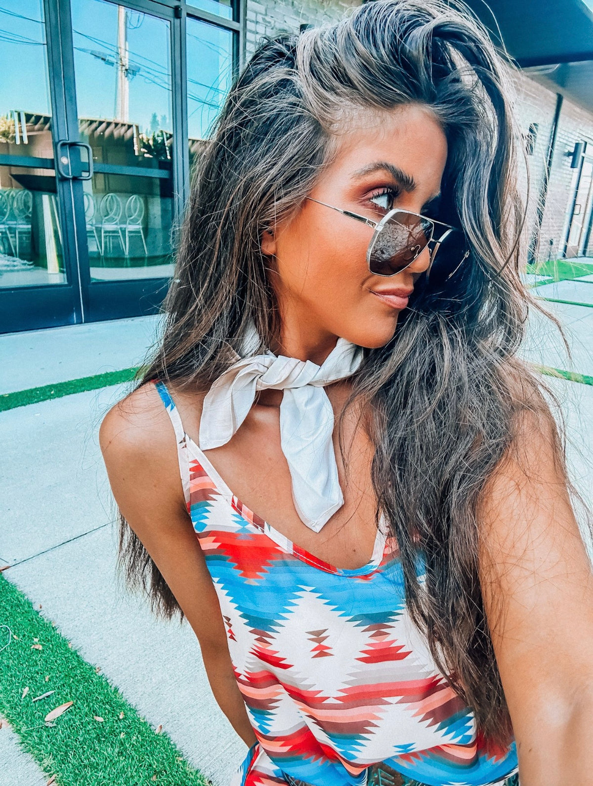 Beige Buckaroo Scarf