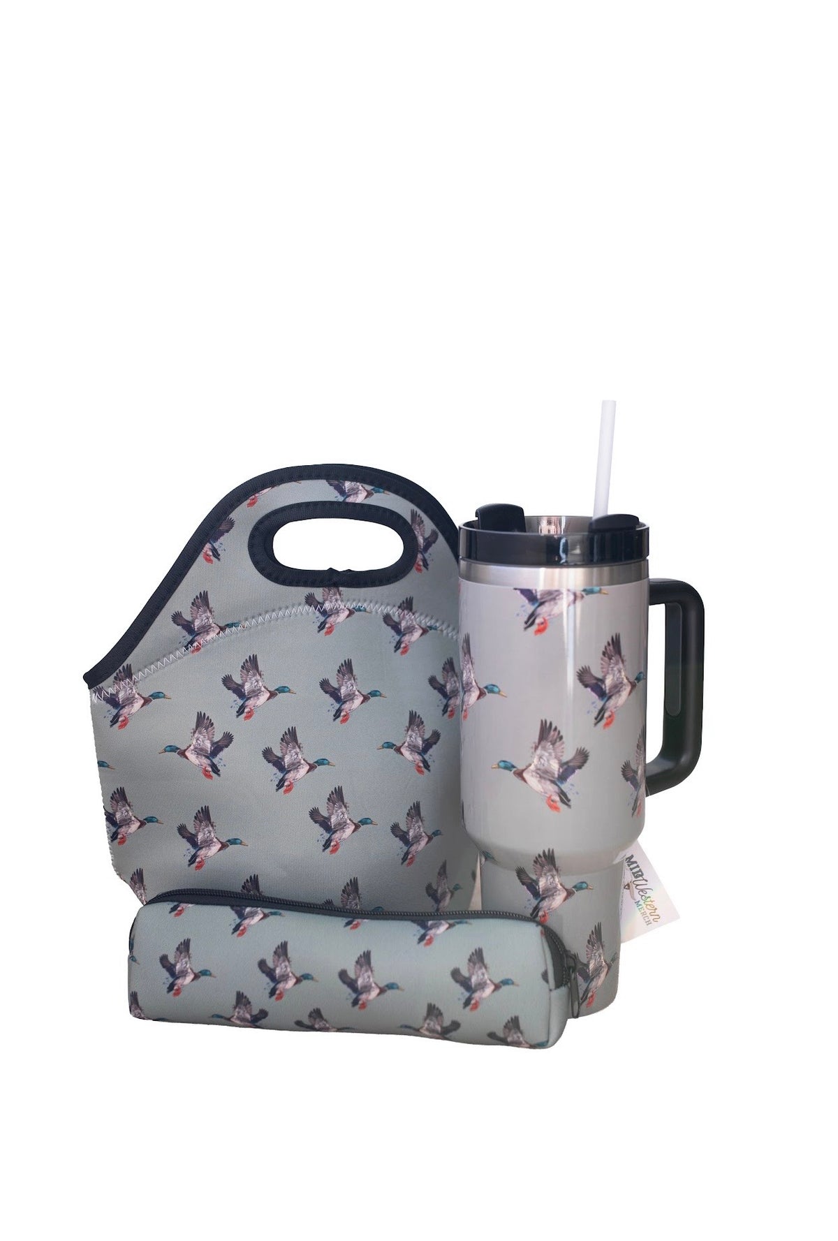 Green Duck Lunch Tote