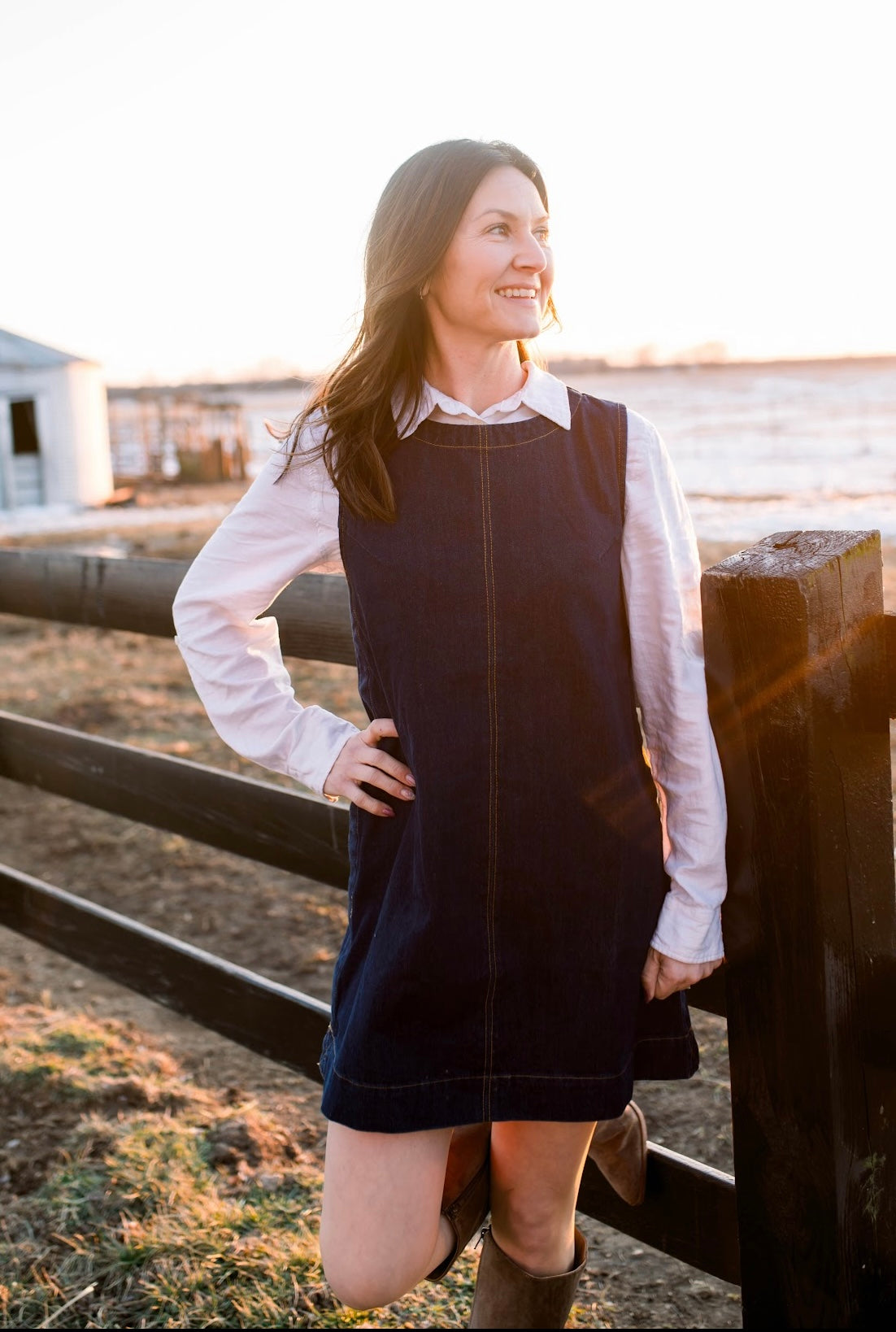 Dark Denim Dress