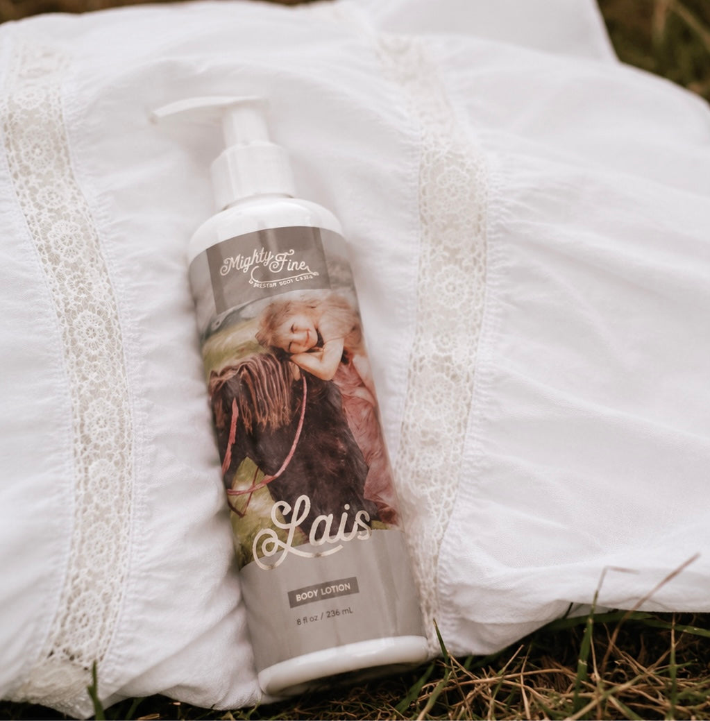 Ivory Floral Pastures | 8 oz Mighty Fine Body Lotion