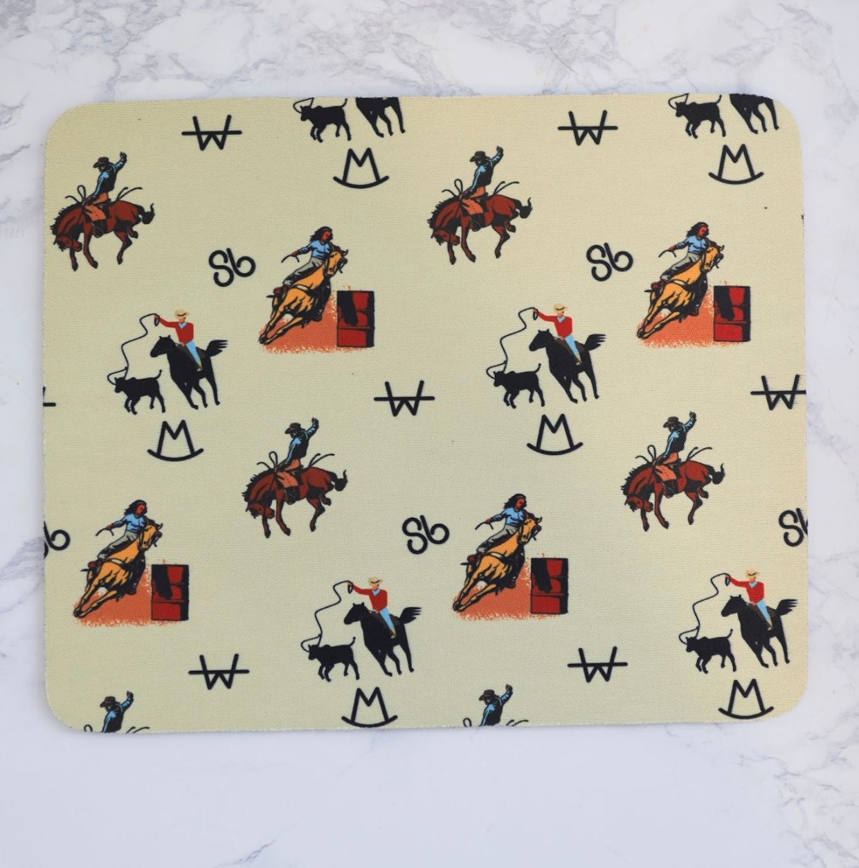 Vintage Cowboy Mouse Pad