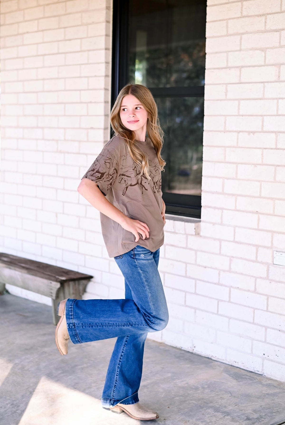Horse And Desert Landscape Tee