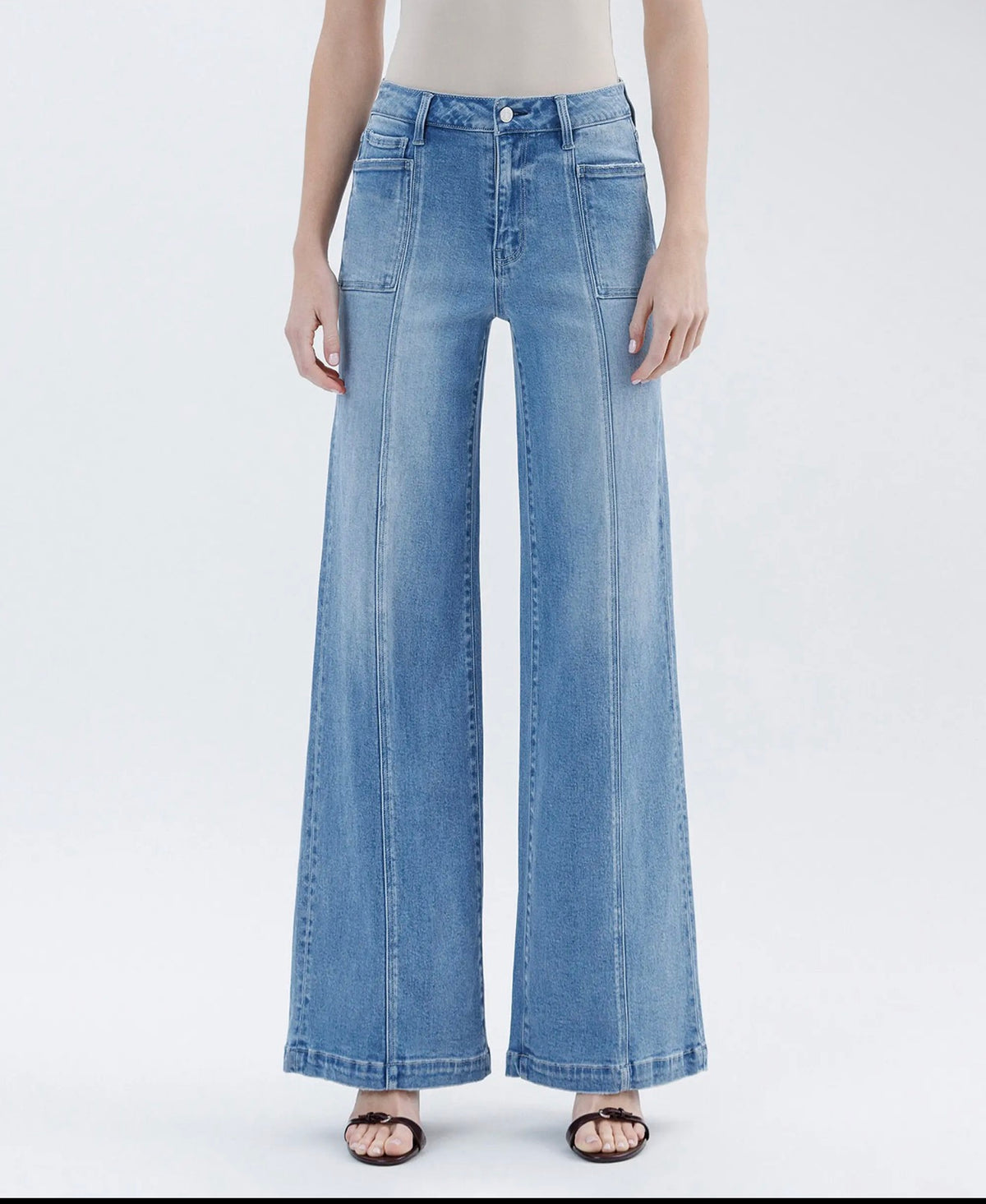 Payton High Rise Extreme Wide Leg Jeans
