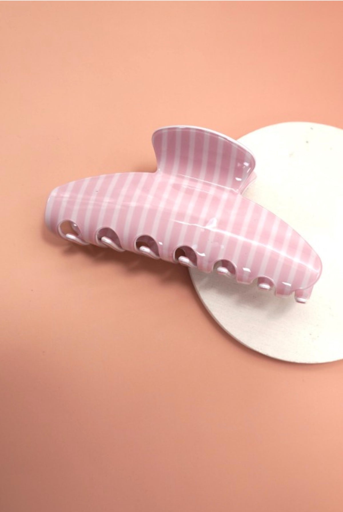 Jumbo Stripe Claw Clip
