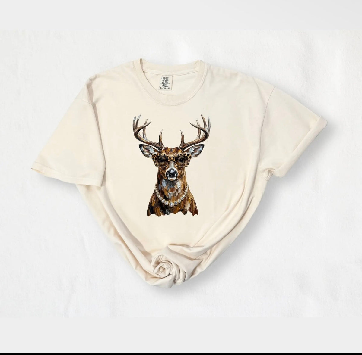 Glam Whitetail Deer Graphic Tee