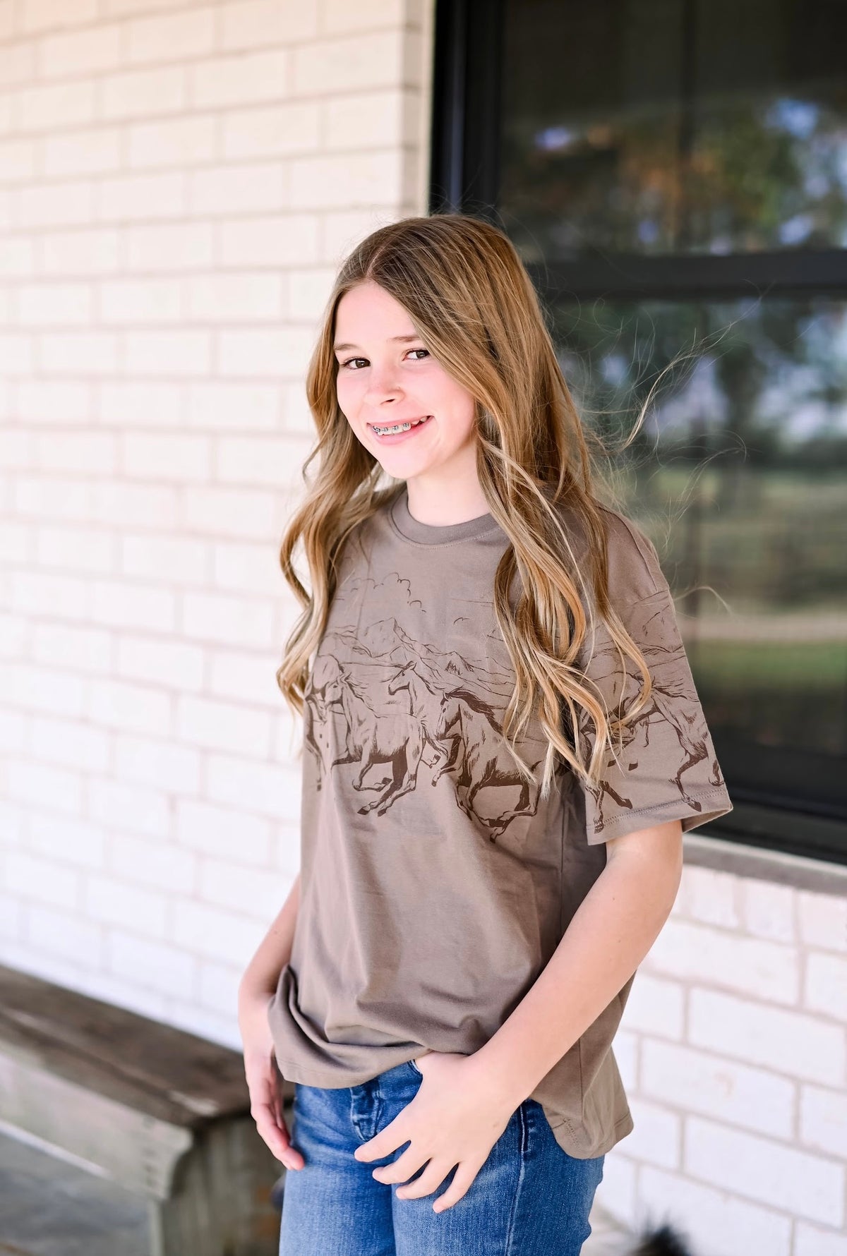 Horse And Desert Landscape Tee