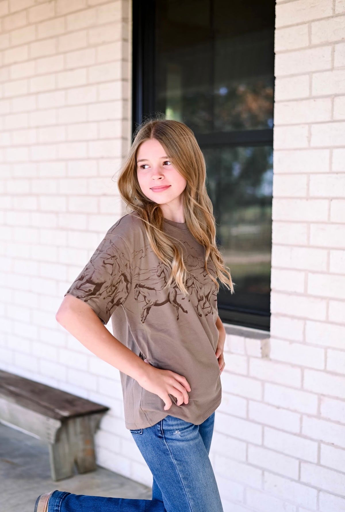 Horse And Desert Landscape Tee