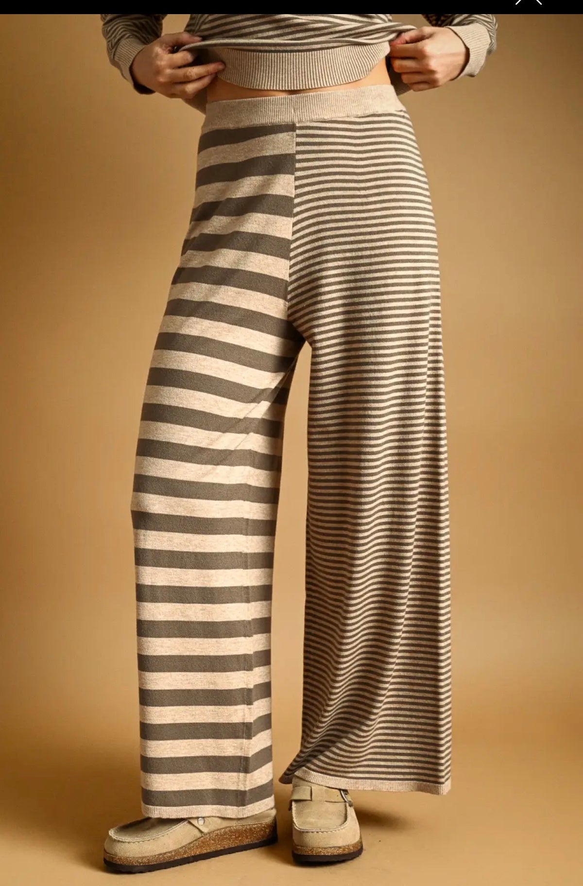Multi Stripe Pattern Lounge Pants