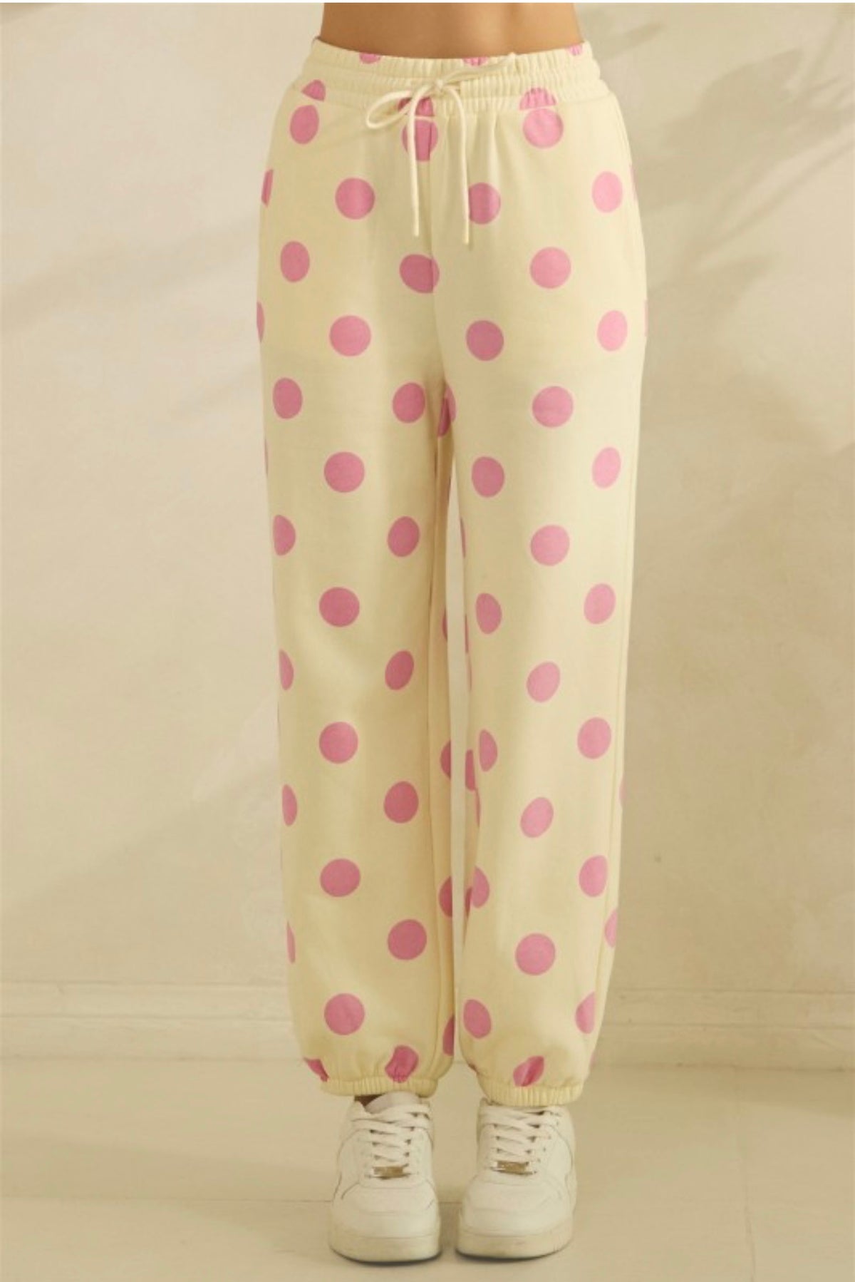 Pink and Yellow Polka Dot Pants