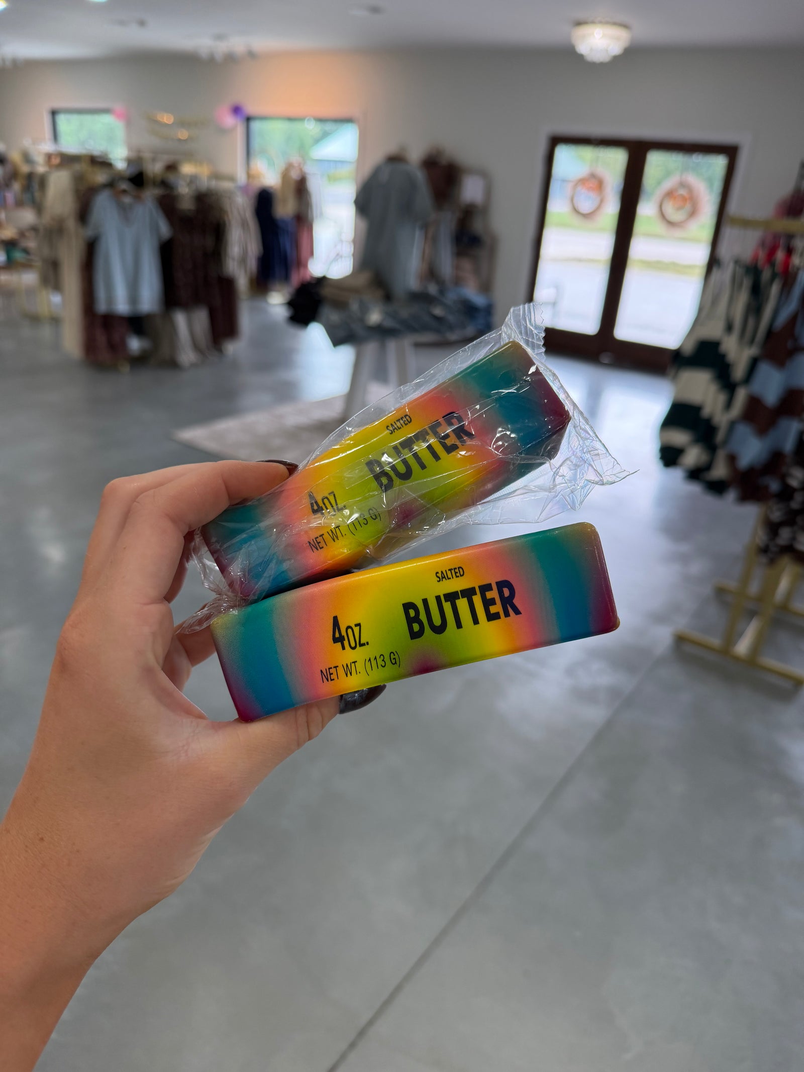 Rainbow Butter Squishy Toy