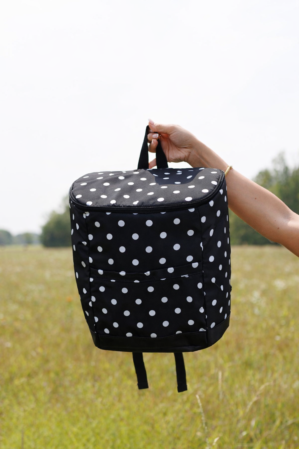 Polka Dot Backpack Cooler