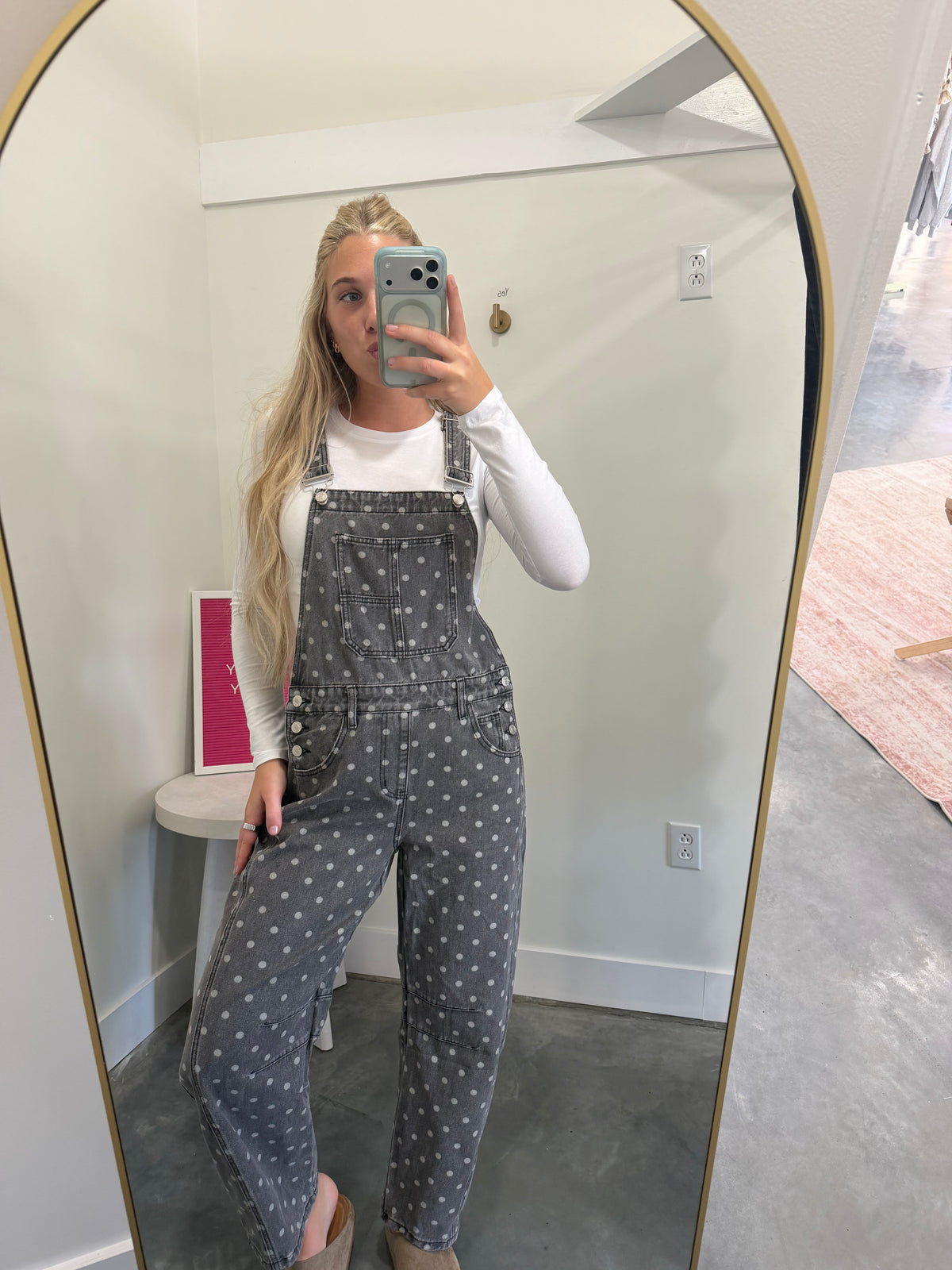 Polka Dot Overalls
