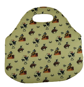 Vintage Cowboy Lunch Tote