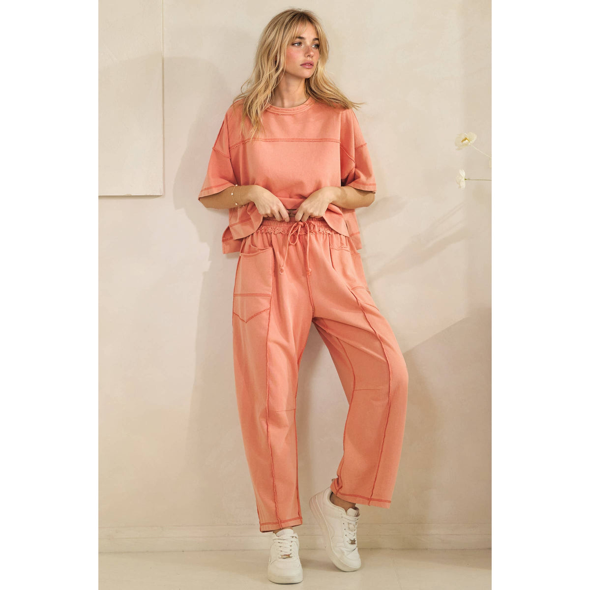 Coral Easy Lounge Bottoms