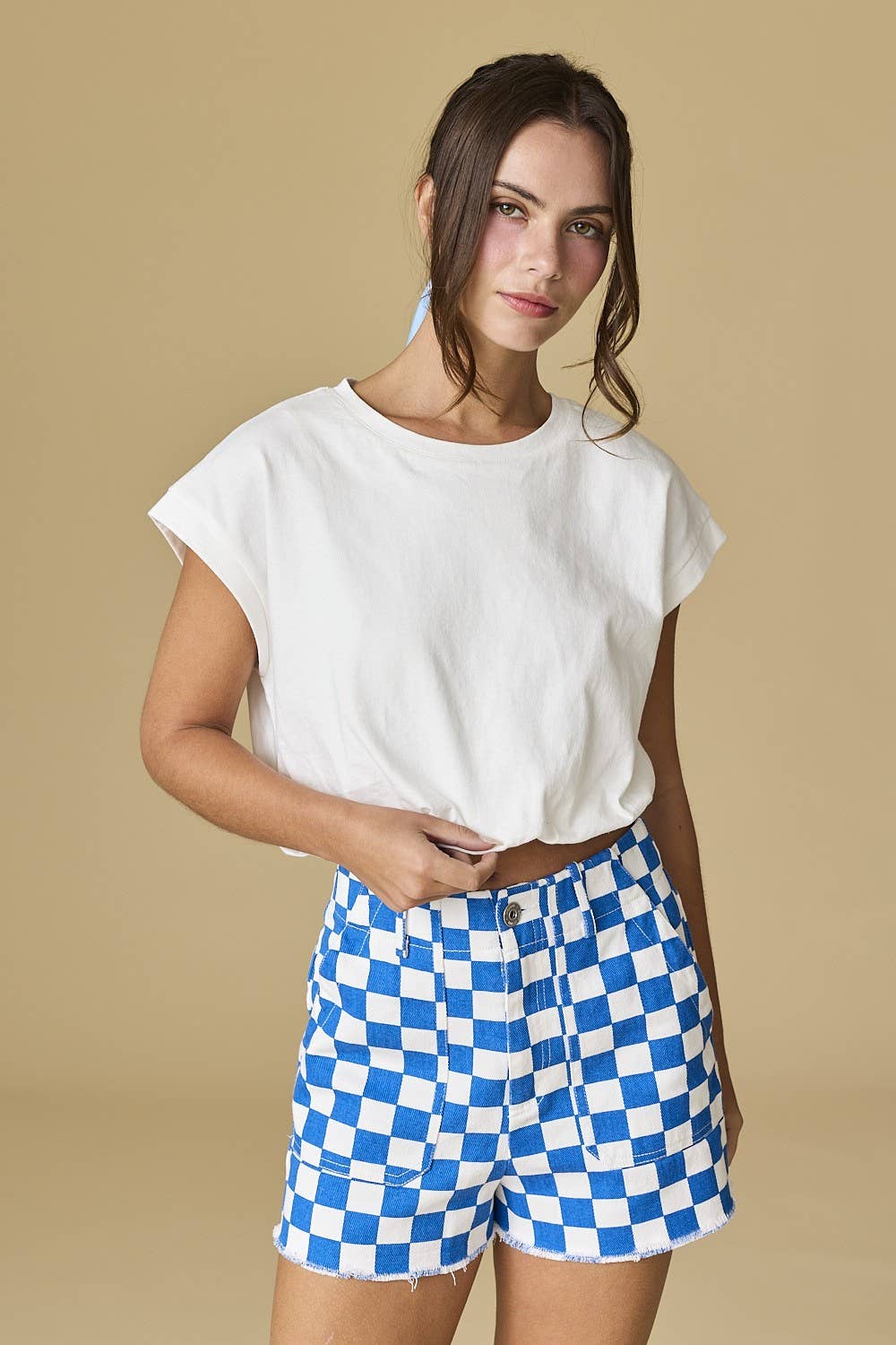 Emma Loose Fit Bubble Hem Top