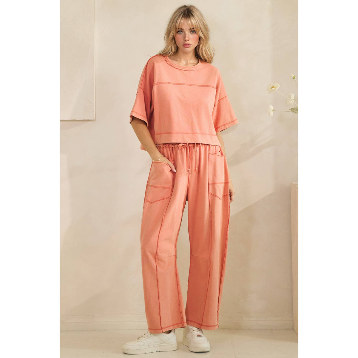 Coral Easy Lounge Bottoms