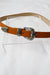 Camel Double Buckle Western Belt