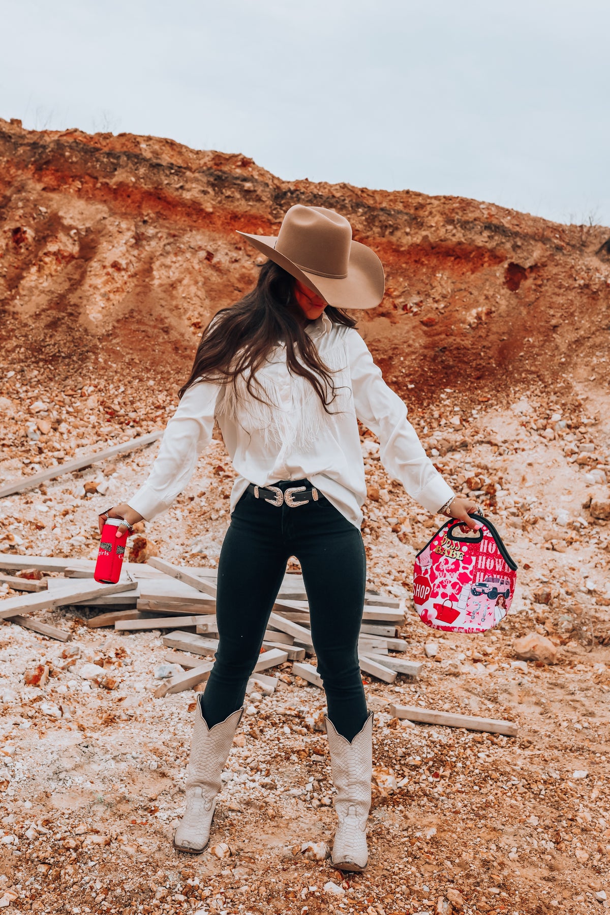 Pink Cowboys + Cowgirls Tall Coozie 2-Pack