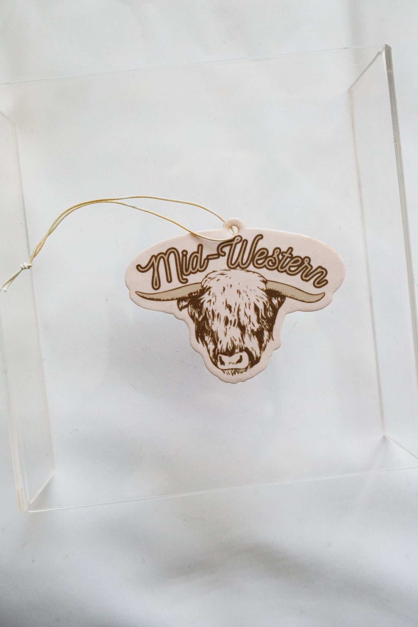 Highland Cow MidWestern Air Freshener