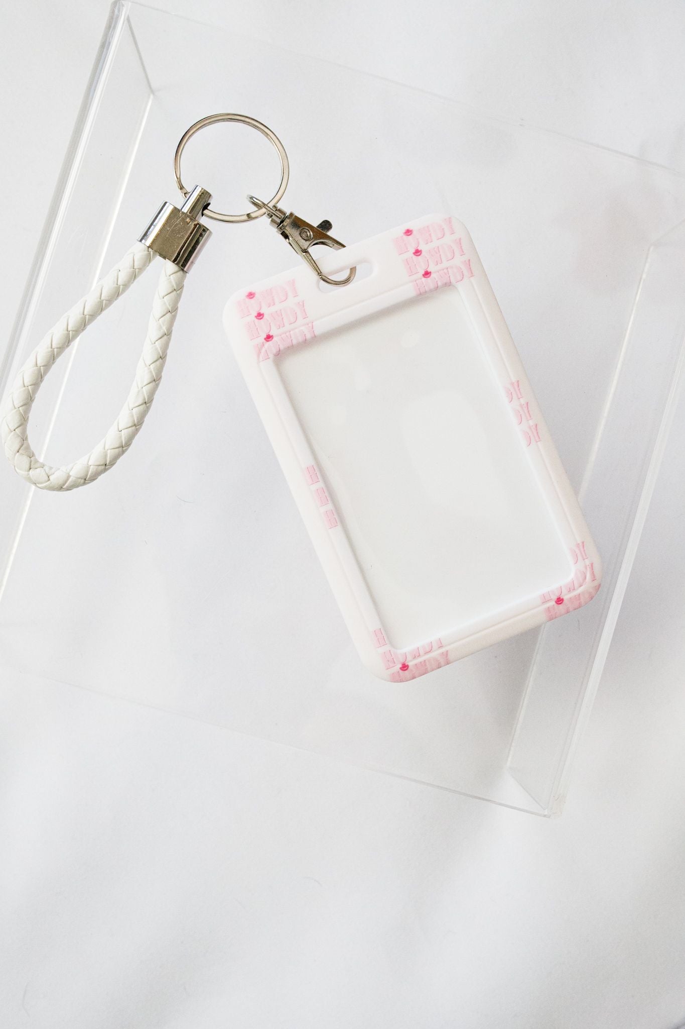 Pink Howdy Luggage Tag