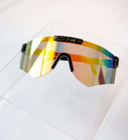 Black Sport w/ Yellow Lens Sunglasses